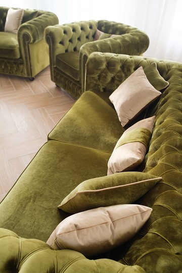 Прямой диван Честер 3М (седафлекс) в Москве - изображение 6