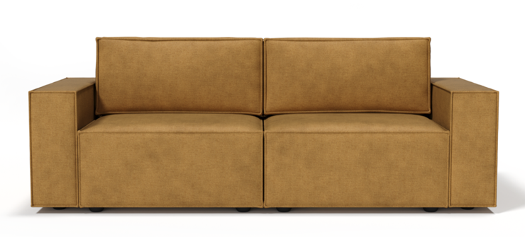 Прямой диван Лофт БЛ2-БП2 (Ремни/Еврокнижка) в Одинцово - изображение 7