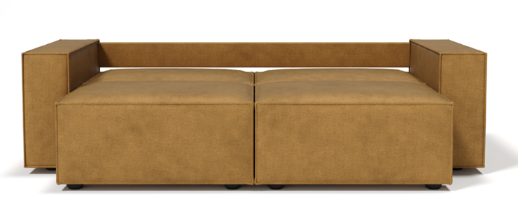 Прямой диван Лофт БЛ2-БП2 (Ремни/Еврокнижка) в Одинцово - изображение 9