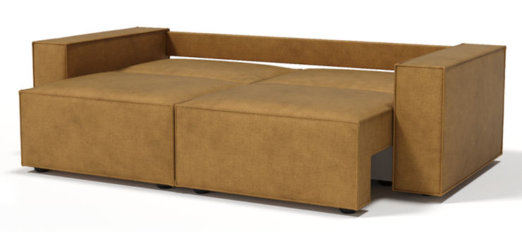 Прямой диван Лофт БЛ2-БП2 (Ремни/Еврокнижка) в Одинцово - изображение 10