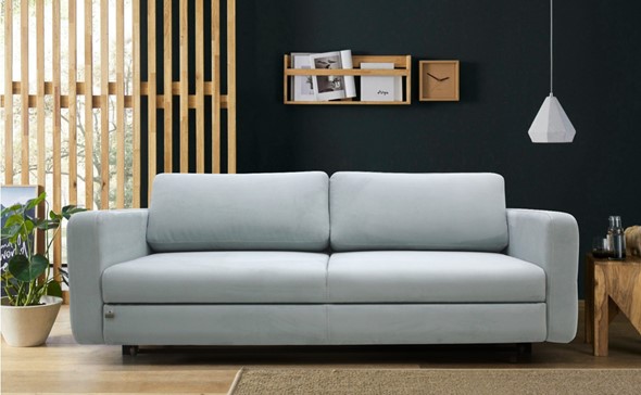 Прямой диван Марко ППУ HR 215х123 м6,1+м10,1+м6,1 узкие подлокотники в Москве - изображение
