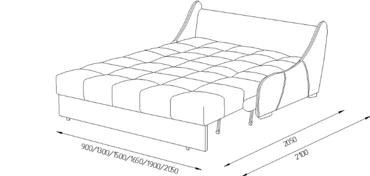 Прямой диван Токио 205 (ППУ) в Одинцово - изображение 4