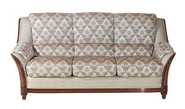 Прямой диван трехместный Женева (Миксотойл) в Москве - изображение