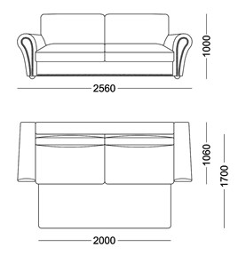 Прямой диван Виктория 3 подушки в Подольске - предосмотр 4