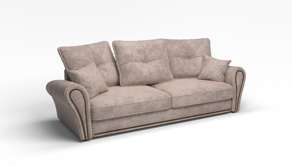 Прямой диван Виктория 3 подушки в Серпухове - изображение