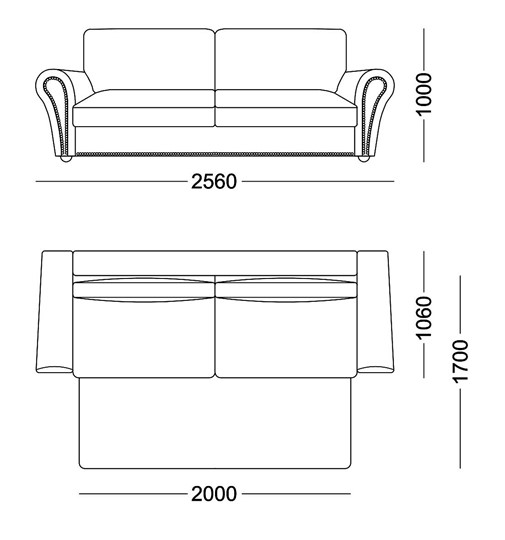 Прямой диван Виктория 3 подушки в Серпухове - изображение 4