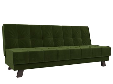 Прямой диван Винсент, Зеленый (микровельвет) в Москве