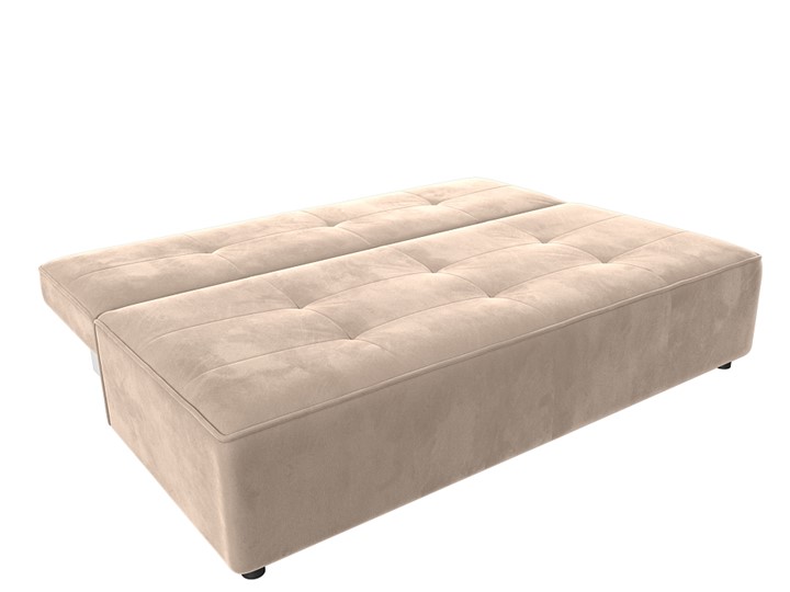 Прямой диван Зиммер, Бежевый (Велюр) в Одинцово - изображение 1