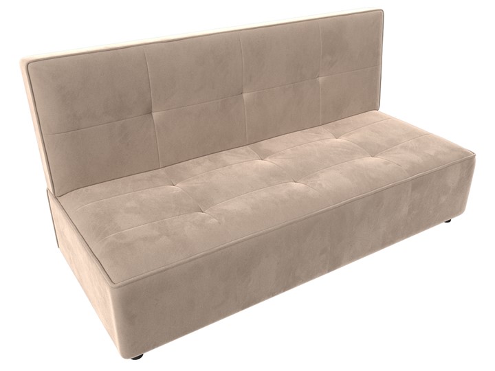 Прямой диван Зиммер, Бежевый (Велюр) в Одинцово - изображение 4