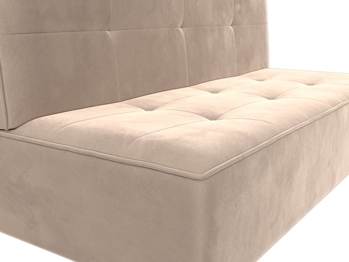 Прямой диван Зиммер, Бежевый (Велюр) в Одинцово - изображение 5