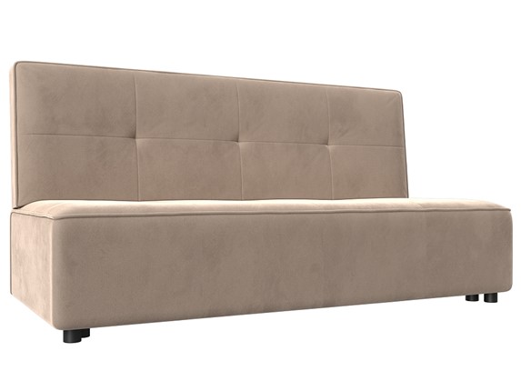 Прямой диван Зиммер, Бежевый (Велюр) в Одинцово - изображение