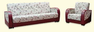 Комплект мебели Элегия 5, диван + кресло в Подольске