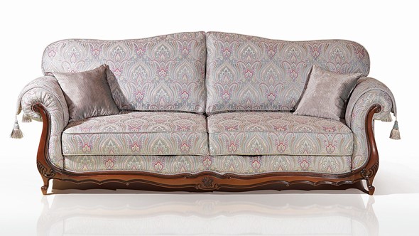 Прямой диван Лондон (4) четырехместный, механизм "Пума" в Москве - изображение