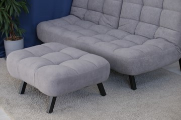 Комплект мебели Абри цвет серый диван + пуф опора металл в Москве