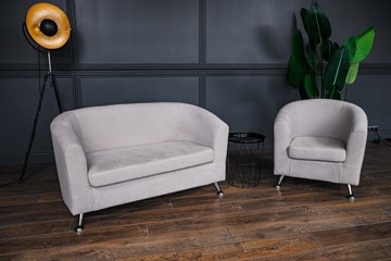 Комплект мебели Брамс  цвет бежевый диван 2Д + кресло в Москве - предосмотр 1