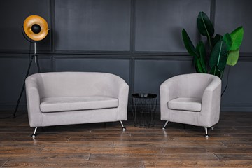 Комплект мебели Брамс  цвет бежевый диван 2Д + кресло в Подольске