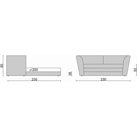 Круглый диван-кровать Смайл в Химках - изображение 6