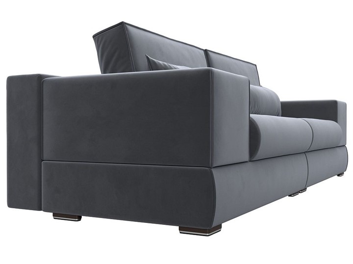 Прямой диван Лига-037, Серый (велюр) в Одинцово - изображение 7