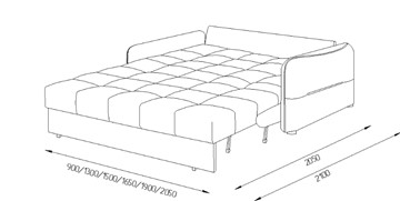 Прямой диван Токио 2 150 (НПБ) в Одинцово - предосмотр 7