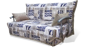 Прямой диван Аккордеон с боковинами, спальное место 1200 в Химках