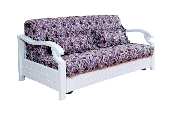 Прямой диван Глория, 1400 ППУ, цвет белый в Москве - изображение