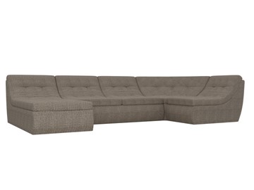 Модульный раскладной диван Холидей, Корфу 03 (рогожка) в Подольске
