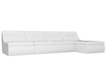 Большой модульный диван Холидей, Белый (экокожа) в Химках