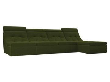 Модульный раскладной диван Холидей люкс, Зеленый (микровельвет) в Одинцово