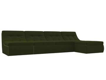 Модульный угловой диван Холидей, Зеленый (микровельвет) в Москве - предосмотр