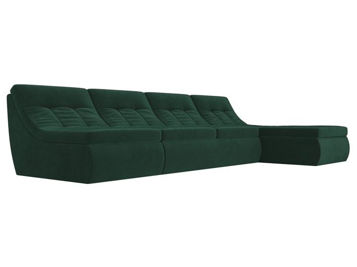 Модульный угловой диван Холидей, Зеленый (велюр) в Москве - изображение 4