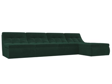 Модульный угловой диван Холидей, Зеленый (велюр) в Серпухове