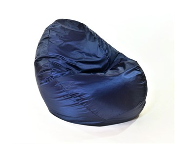 Кресло-мешок Макси, оксфорд, 150х100, черно-синее в Одинцово