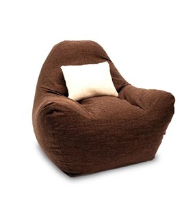 Бескаркасное кресло Эдем, рогожка орион, коричневый в Подольске