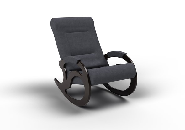 Кресло-качалка Вилла, ткань графит 11-Т-ГР в Химках - изображение