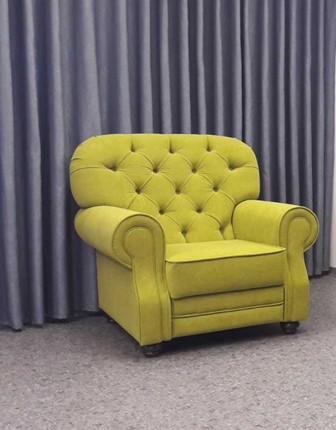 Кресло Глория с каретной стяжкой в Одинцово - изображение