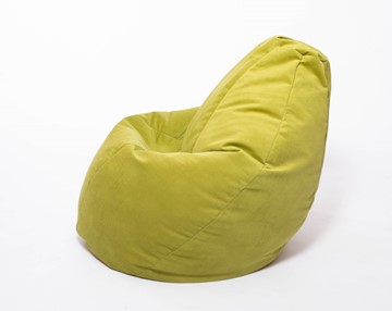 Кресло-мешок Груша малое, велюр однотон, травянное в Подольске - предосмотр 2