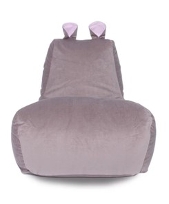 Кресло-игрушка Бегемот кофе/розовый в Подольске