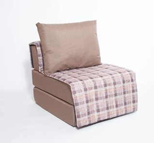 Бескаркасное кресло Харви, коричневый - квадро беж в Химках