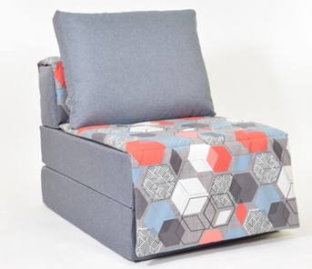 Бескаркасное кресло Харви, серый - геометрия в Одинцово