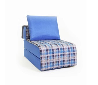 Кресло бескаркасное Харви, синий - квадро в Москве