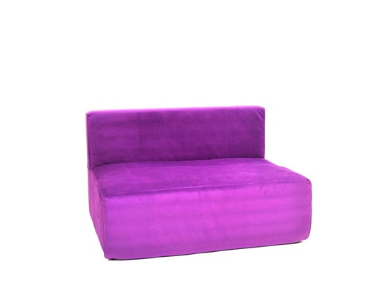 Кресло бескаркасное Тетрис 100х80х60, фиолетовое в Москве - изображение