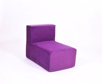Кресло бескаркасное Тетрис 50х80х60, фиолетовое в Химках