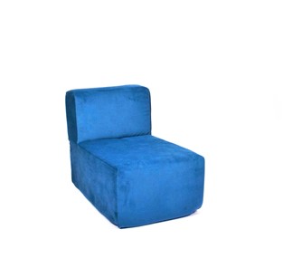 Кресло бескаркасное КлассМебель Тетрис 50х80х60, синий в Москве