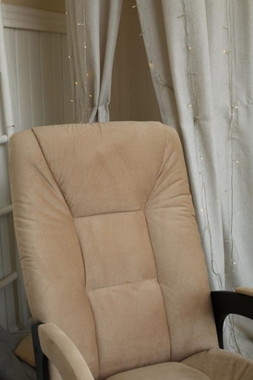 Кресло-качалка Леон маятниковая, ткань AMIGo песок 29-Т-П в Москве - изображение 7