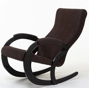 Кресло-качалка Корсика, ткань Amigo Coffee 34-Т-AC в Серпухове