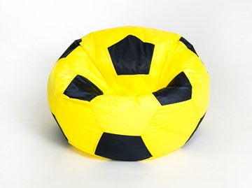 Кресло-мешок Мяч большой, желто-черный в Серпухове