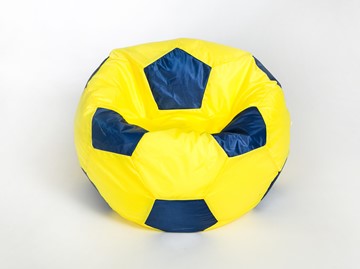 Кресло-мешок Мяч большой, желто-синий в Химках