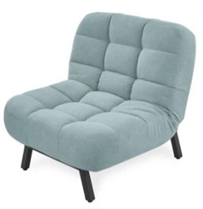 Кресло для сна Абри опора металл (мята-голубой) в Химках