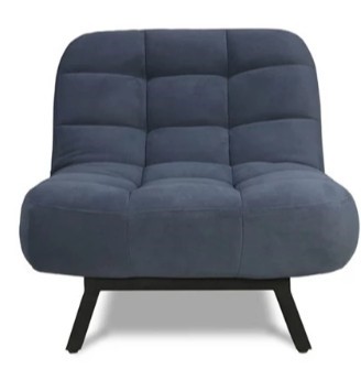 Кресло на ножках Абри опора металл (синий) в Коломне - изображение 1