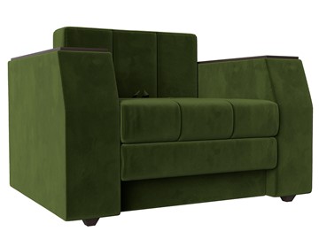 Раскладное кресло Атлантида, Зеленый (Микровельвет) в Одинцово